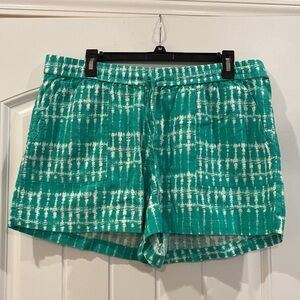 JCrew linen blend shorts large